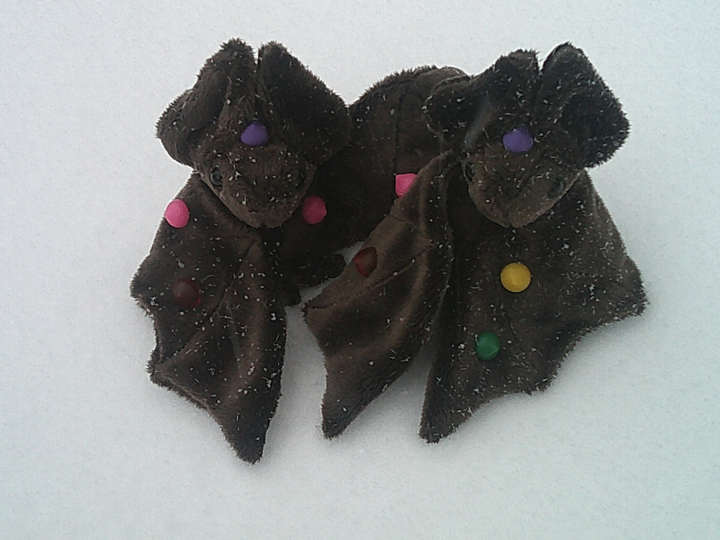 Galaxy Brownie Bat Plush, candied chocolate chips, stuffed animal, Softy